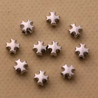 50Pcs Antique Christian Cross Spacer Beads Tiny Maltese Cross Loose Beads Connectors for DIY Making Jewelry Accessories