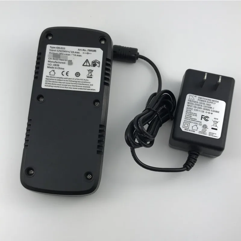 CHARGER GKL311 FOR LEICA TOTAL STATIONS LITHIUM BATTERY MODEL GEB242/241/211/212/221/222