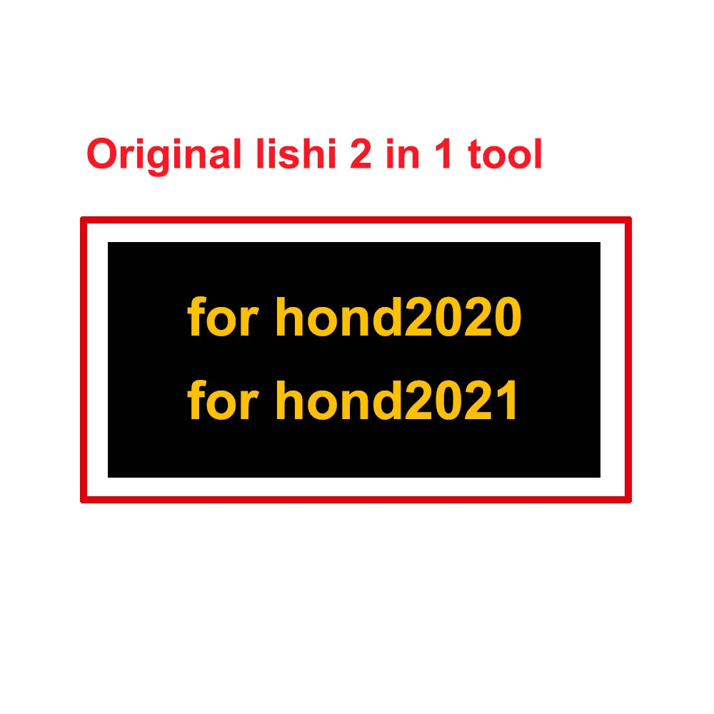 Original NEW lishi 2 in 1 tool repait tool for honda2020 for HONDA2021