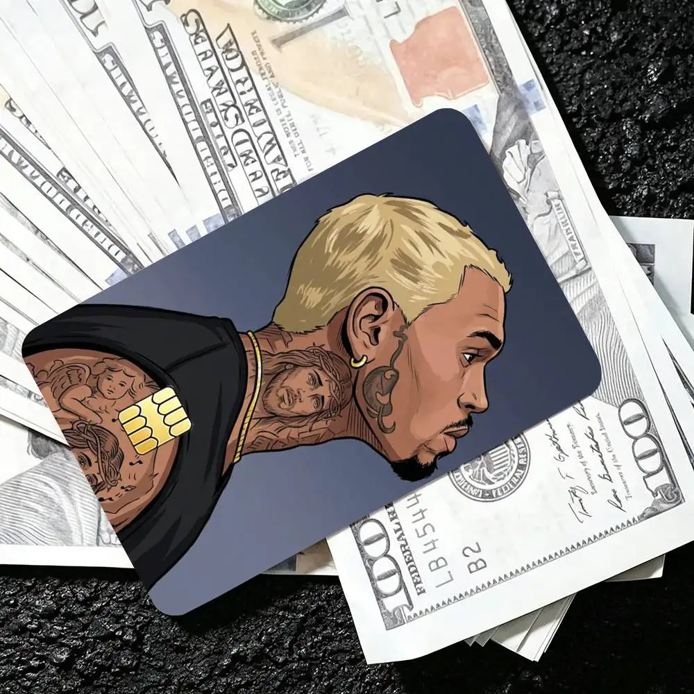 Chris Brown 11 High Definition Matte PVC Film Tape | For Credit Card, Debit Card Stickers & Gift Decoration