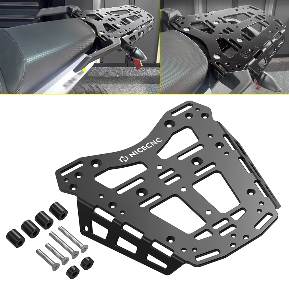 

Задняя багажная полка для мотоцикла, верхняя крышка, монтажная пластина для Husqvana 901 Norden 2022 2023 2024 Norden 901, багажник, багажник, багажник