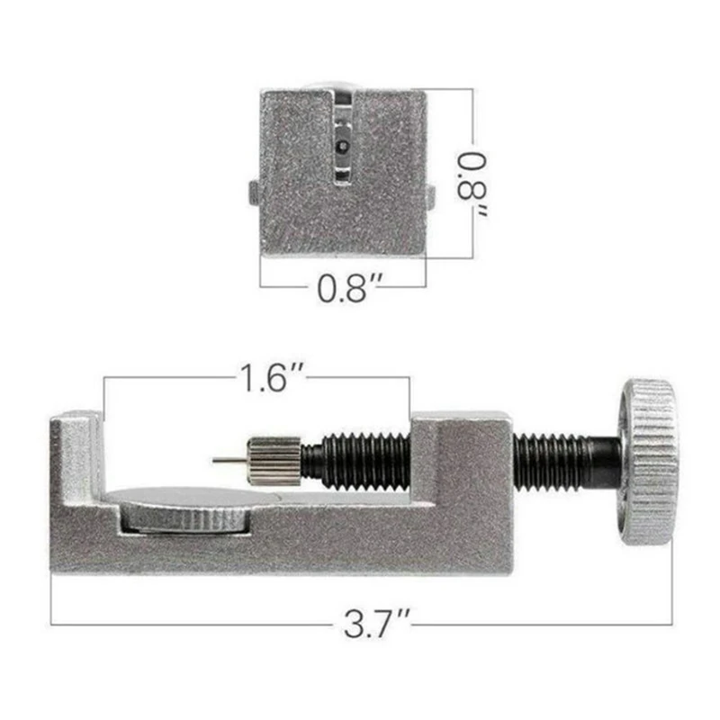 Usa il Kit di strumenti di riparazione per la rimozione dei Pin del cinturino dell'orologio regolabile in metallo per regolare il cinturino dell'orologio per adattarsi a qualsiasi stile dell'orologio