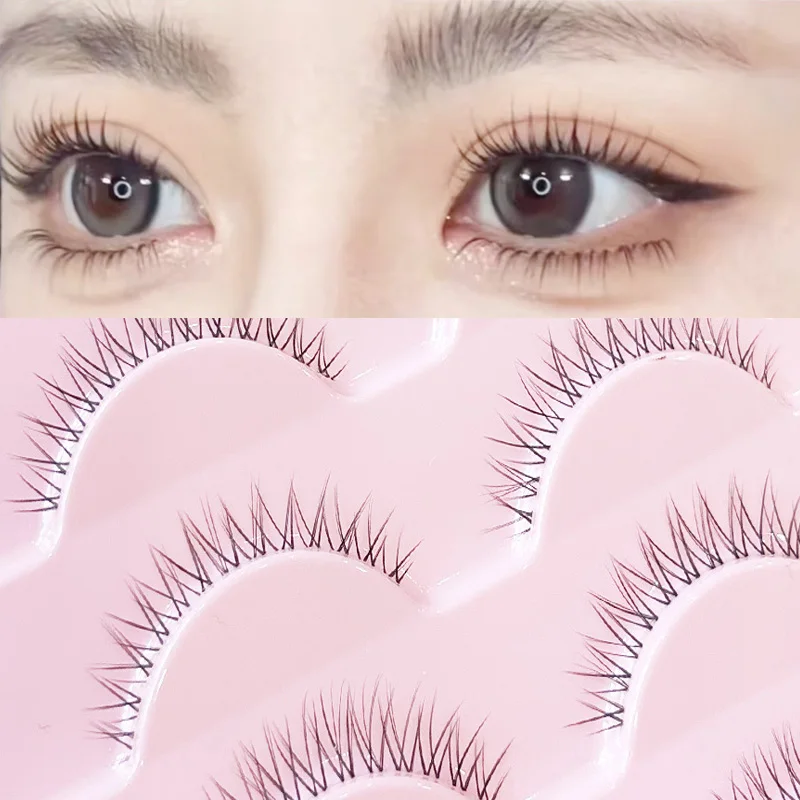 LTWEGO pestañas inferiores 5 pares, 3D visón, aspecto natural, extensión de pestañas inferiores, pestañas cortas, herramientas de maquillaje