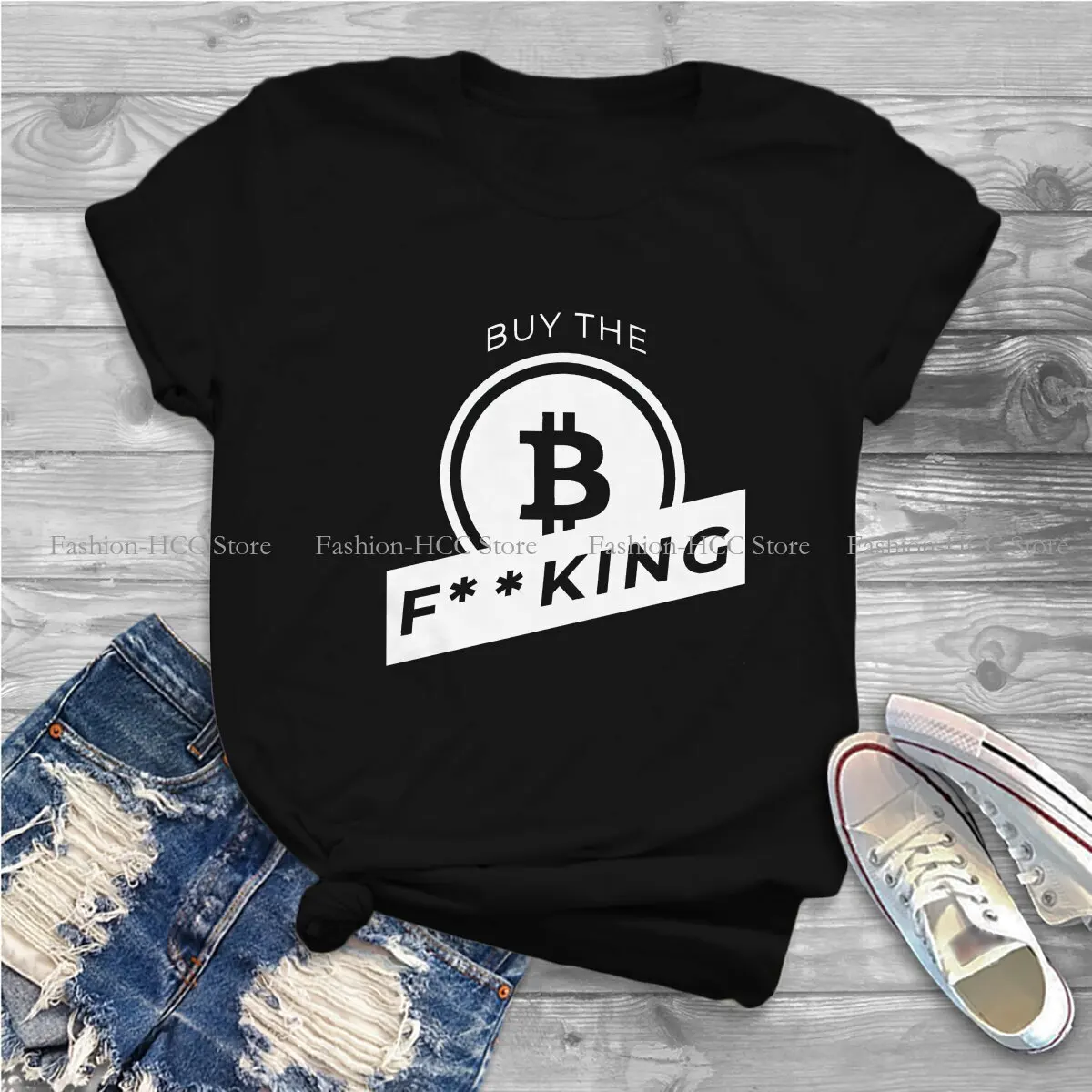 DIP O Neck Polyester TShirt Bitcoin Cryptocurrency Miners Original T Shirt Woman's Clothes