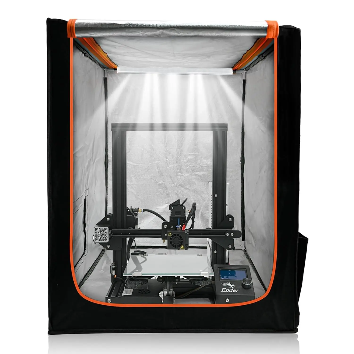 Yoopai-tamanho Grande 3d Printer Enclosure com Iluminação Led à Prova de Fogo Dustproof Temperatura Constante Protetora 354 × 275 × 295 Pol