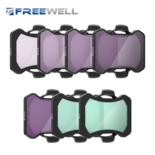 Freewell プロフェッショナル ドローン ND フィルター 7 個/セット DJI Avata 2 ドローン PL UV フィルター写真撮影アクセサリーと互換性あり