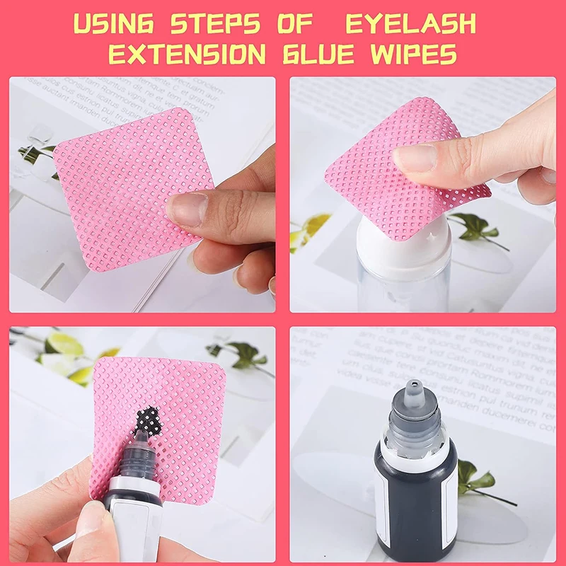 600 Pcs White Nail Soft Wipes Cleaner Paper Pad Polish Remover Cotton UV Gel Tips Cleaning Cotton Pads Manicure Tools For Nails