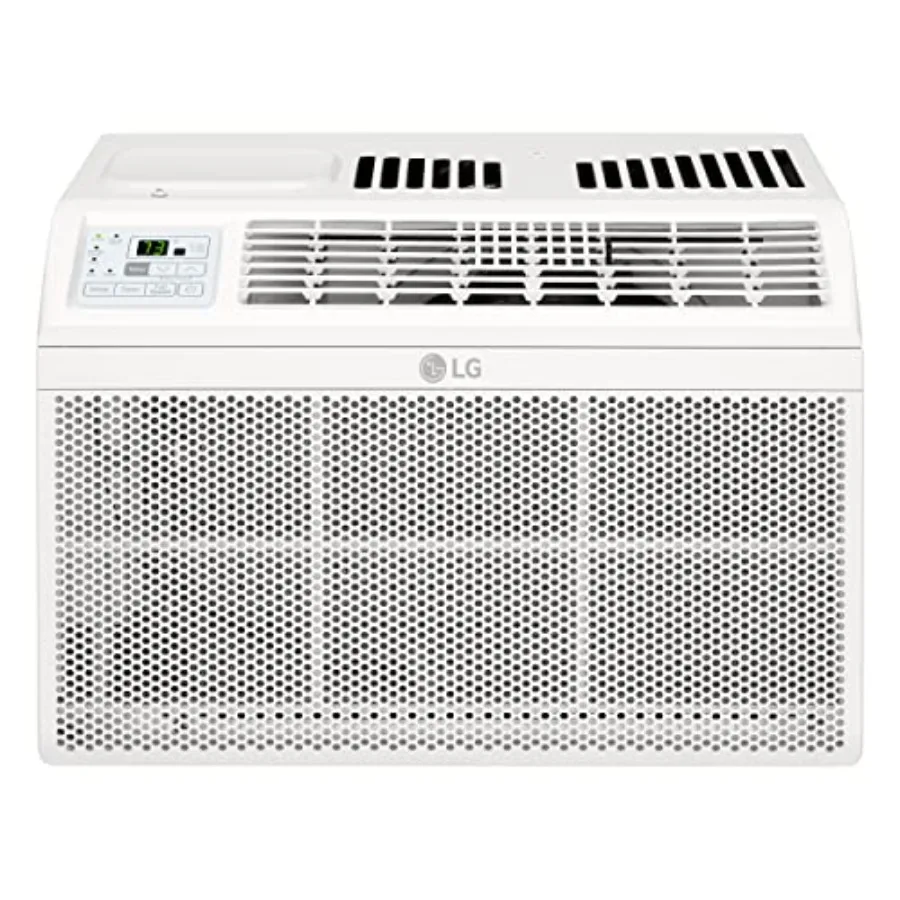 

Window Air Conditioner for Small Rooms, 5800 BTU, White, Ultra-Quiet with Remote Control, Washable Filter, Multi-Speed Fan, Coo