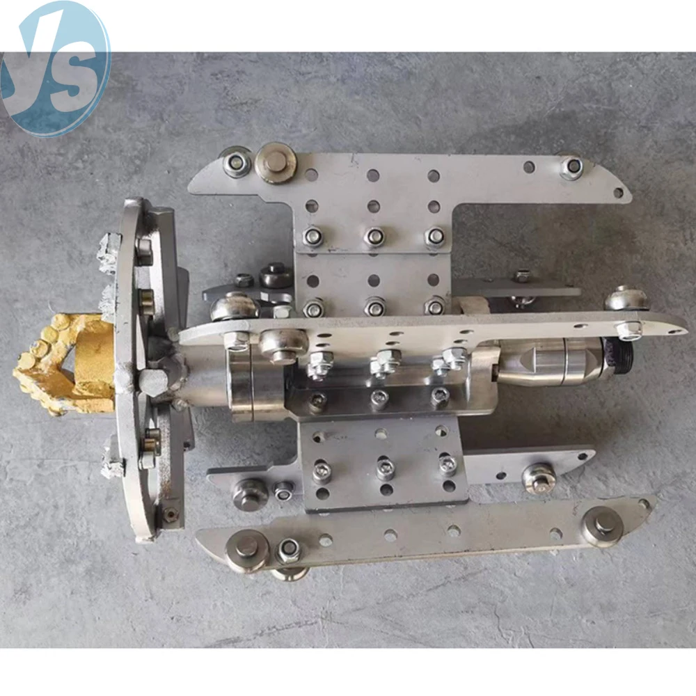 

High Pressure Pipe Cleaning Cutter Nozzle, 5-Line Drive Root/Cement Cutting Jetter Head, 300-800mm Sewer Drain Auger Nozzle
