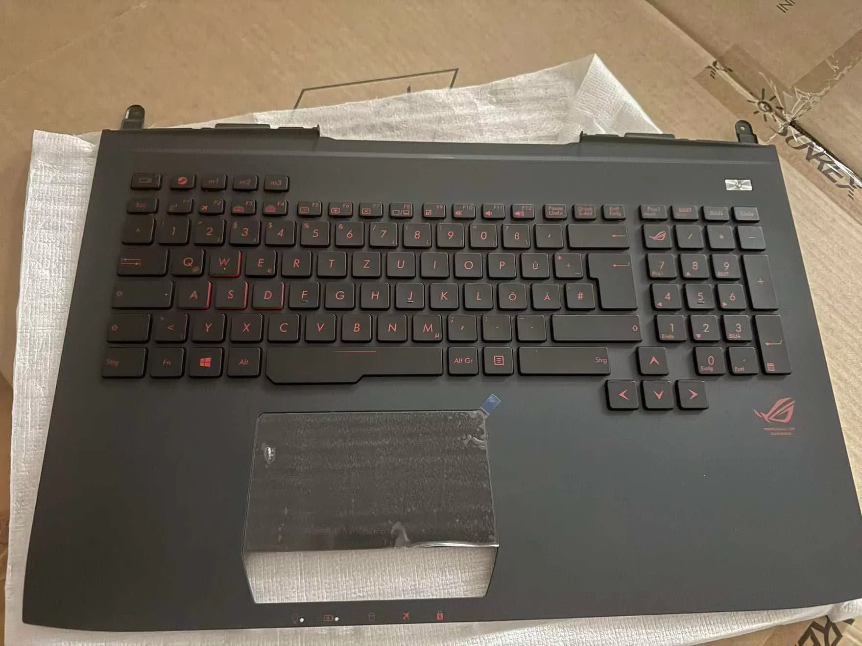QQ US Palmrest Backlit Keyboard for Asus G751J/G751JL/G751JM/G751JY/G751JT