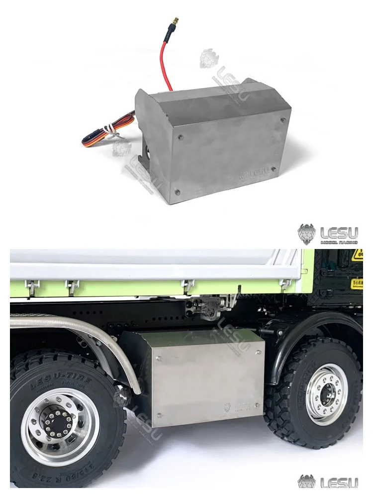 LESU for 1/14 Truck model Simulation Truck Toolbox G-6260 Hydraulic Pump Reversing Valve Set Accessories
