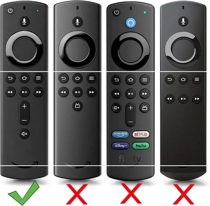 Silicone Remote Control Cover for Amazon Fire TV Stick 4K 2018/Fire TV Stick 4, Glow-in-the-Dark Protective Cover with Lanyard