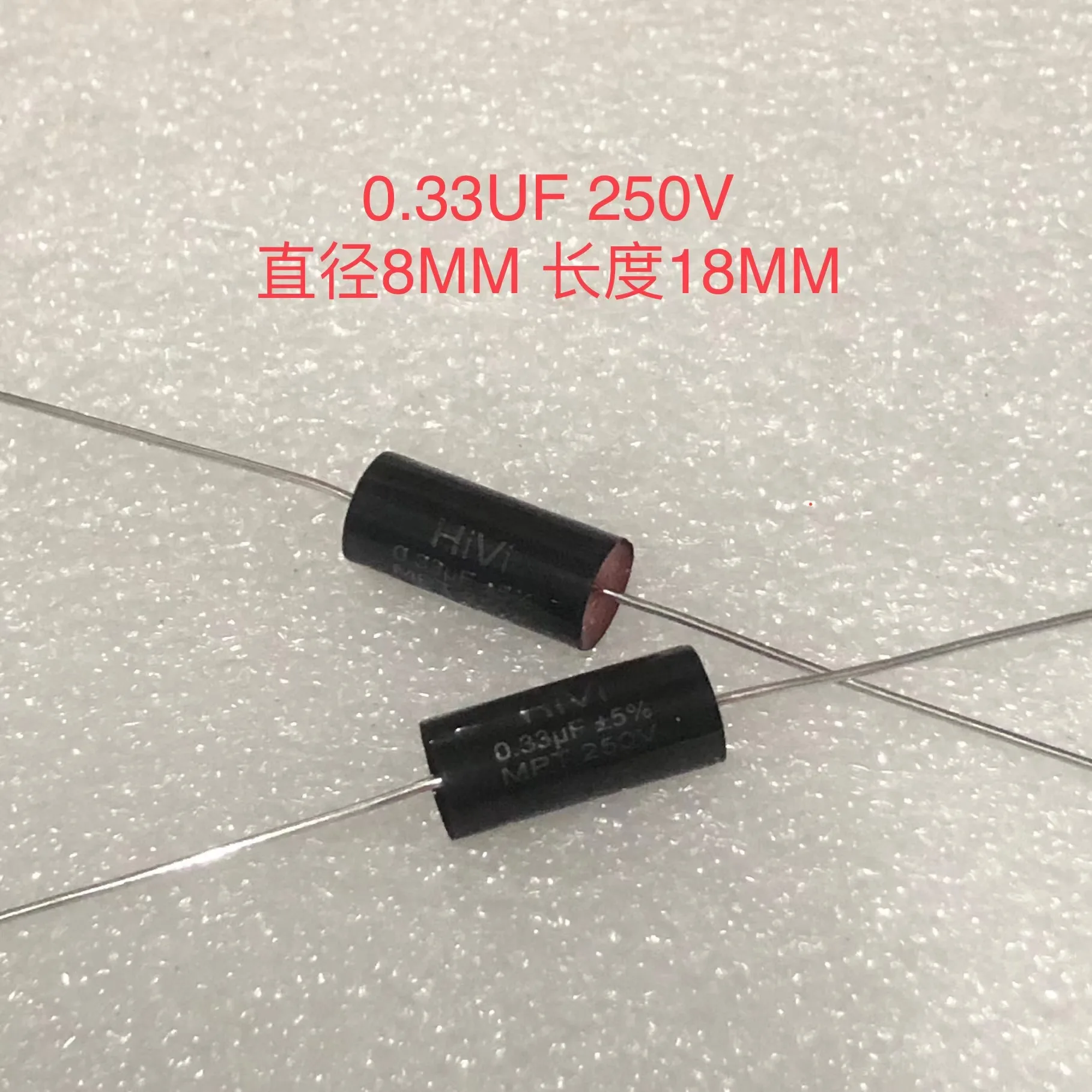 NEW HiVi MPT is 0.33 UF / 1.8/2.2/8.2/2.7/3.3/10/12/15-20 UF 250 v blister copper foot frequency division film capacitor