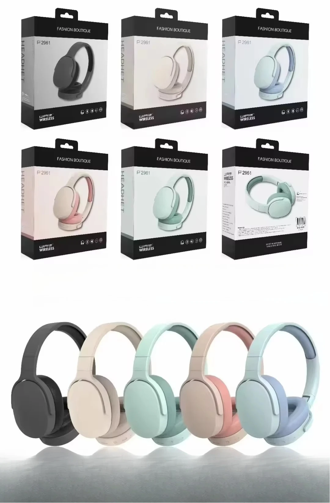 

Wireless earphones with microphone noise reduction, gaming tools, stereo sound
