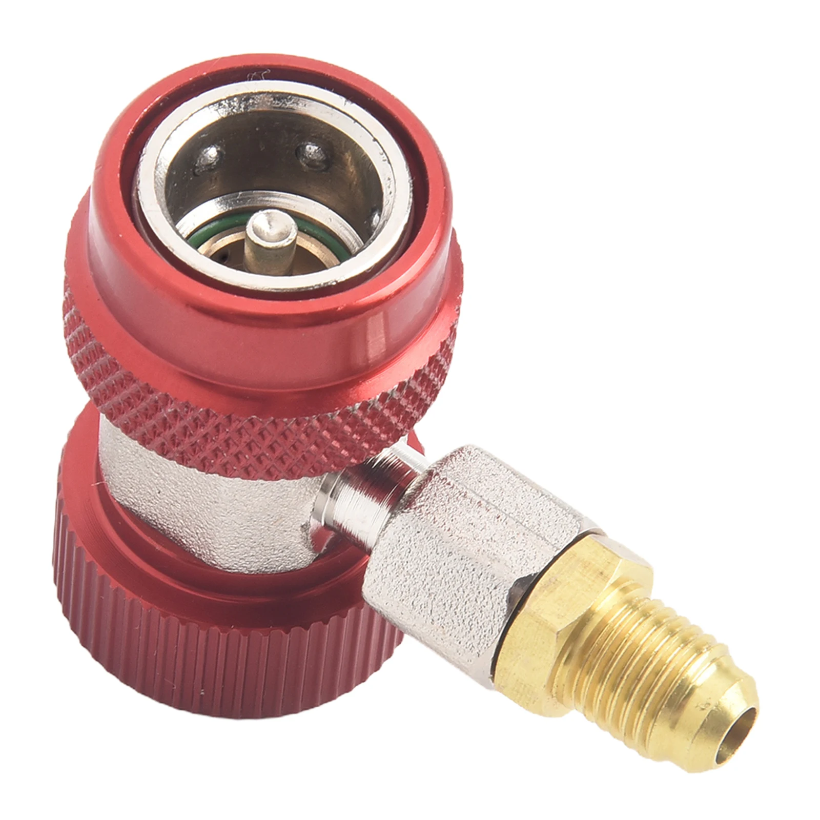 High Flow Design Solid Brass Construction Air Conditioning Adapter Quick Connect Air Conditioning Adapter Air Conditioning