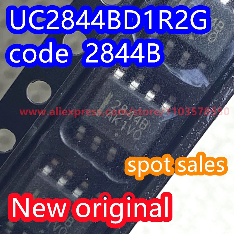 10PCS  100% New original 2844B UC2844B switch converter chip UC2844BD1R2G package SOP-8