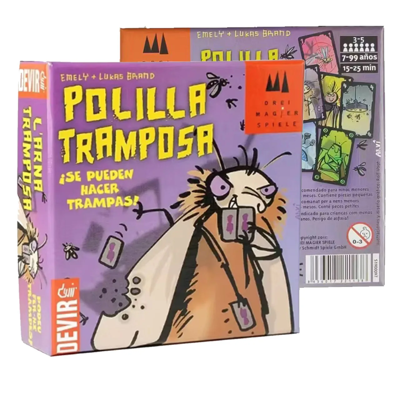 Mogel Motte Polilla Tramposa, juego de cartas Deir, juego de Polilla cheate, Xiaoqiang real, Polilla de trampa