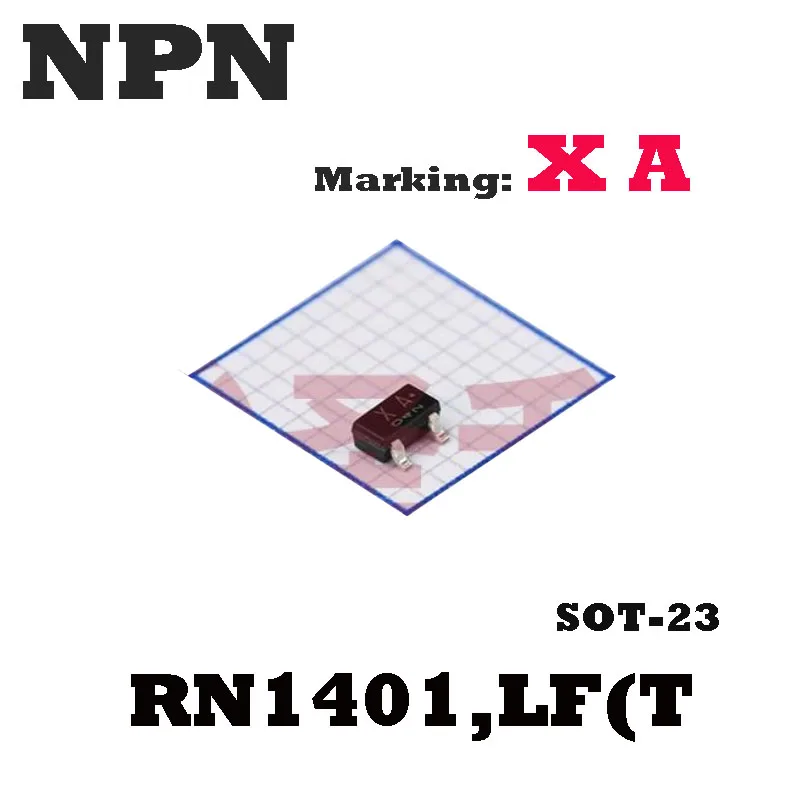 (10PCS)RN1401 RN1402 RN1403 RN1404,LF(T  Marking:XA XB XC XD NPN transistor Original Brand New Authentic