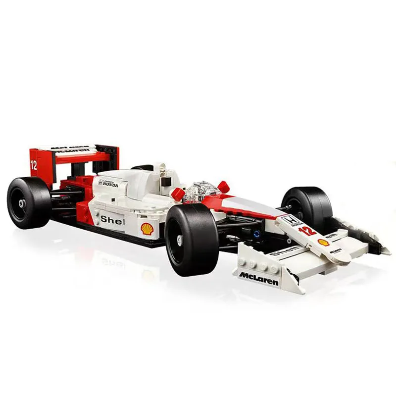 

2025 NEW 10330 Icons MP4/4 Collector's Edition with Ayrton Senna Minifigure Gift Set Toys for Children Christmas Gifts