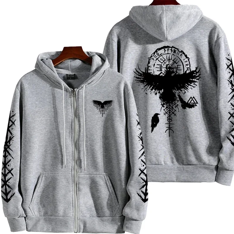 

Autumn Winter Casual Fashion Outwear Coat Trendy Mens Zipper Hoodies High Quality Hooded Long Sleeve Sweatshirts