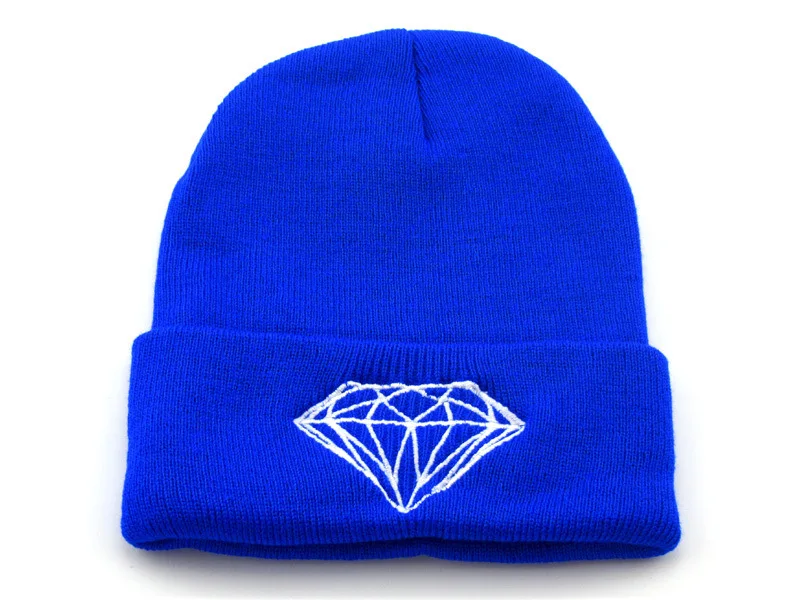 

Unisex Diamond-Knit Embroidered Warm Wool Beret Fashionable Hat for Autumn And Winter