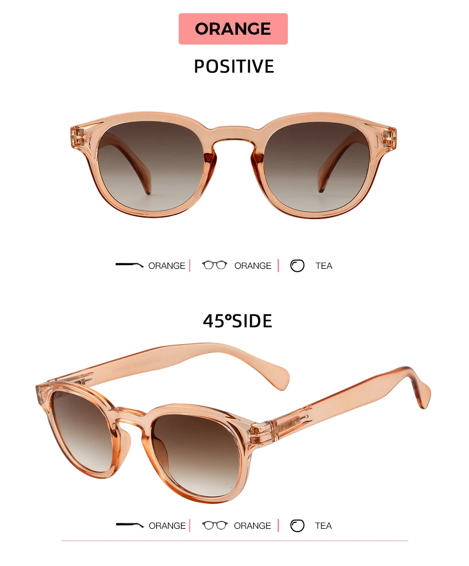 Meeshow Marken-Sonnenbrille mit Blendschutz für Damen und Herren, modisches Design, runder Rahmen, UV-Schutz, Nylon-Gläser – Detail 9