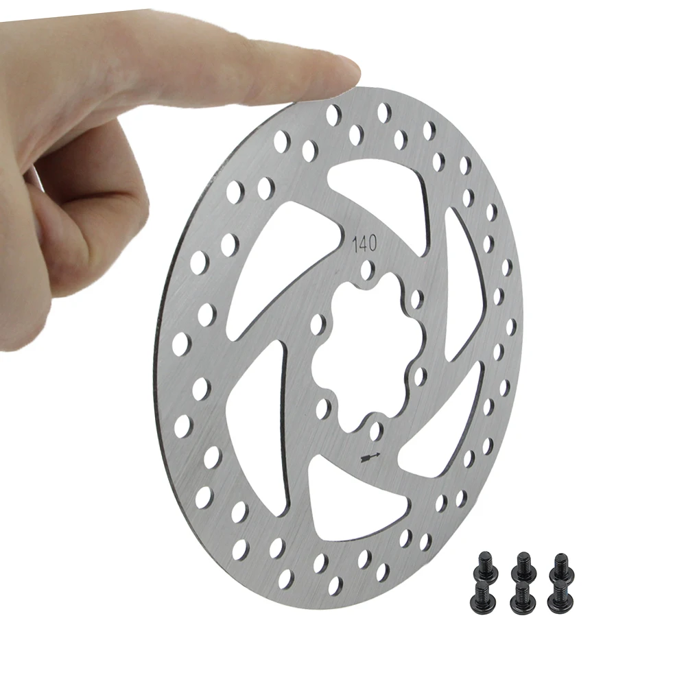 140mm 6 Hole Stainless Steel Brake Discs Rotor Replacement For Ninebot F20 F30 F40 P65 For KUGOO M4 Zeroo Electric Scooter Parts