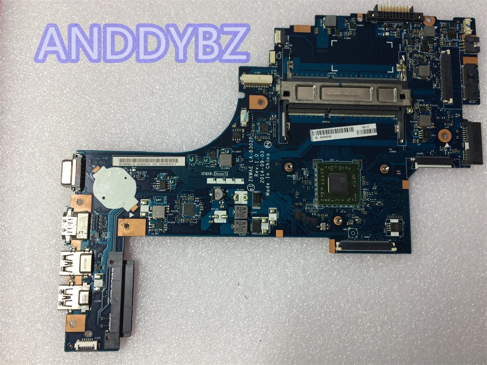 

K000890980 FOR Toshiba motherboard C55D-B LA-B302P K000890980 E1-6010 CPU Motherboard TEST OK
