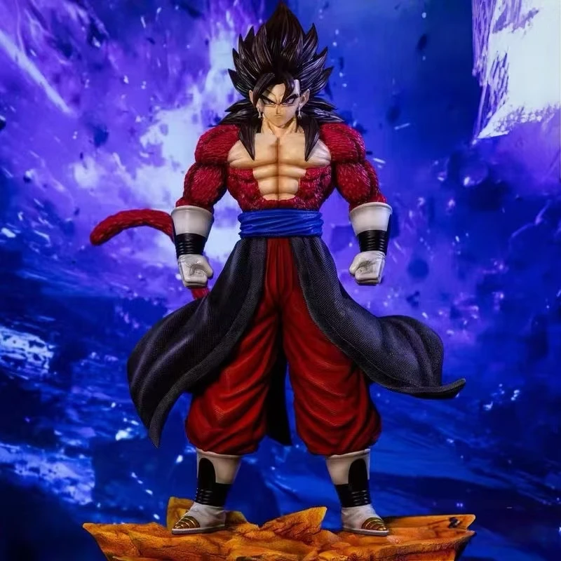 

JT Dragon Ball Z Anime Figure Saiyan 4 Vegito Gogeta Action Figures Statue Model Collection Desktop Decoration Toys Gifts