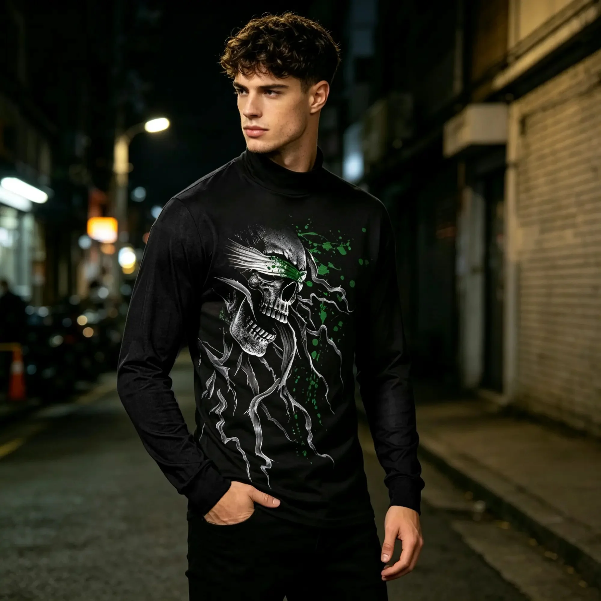 Koszulka męska w stylu dark fa – Smoking & Vaping Accessories recenzja i cena