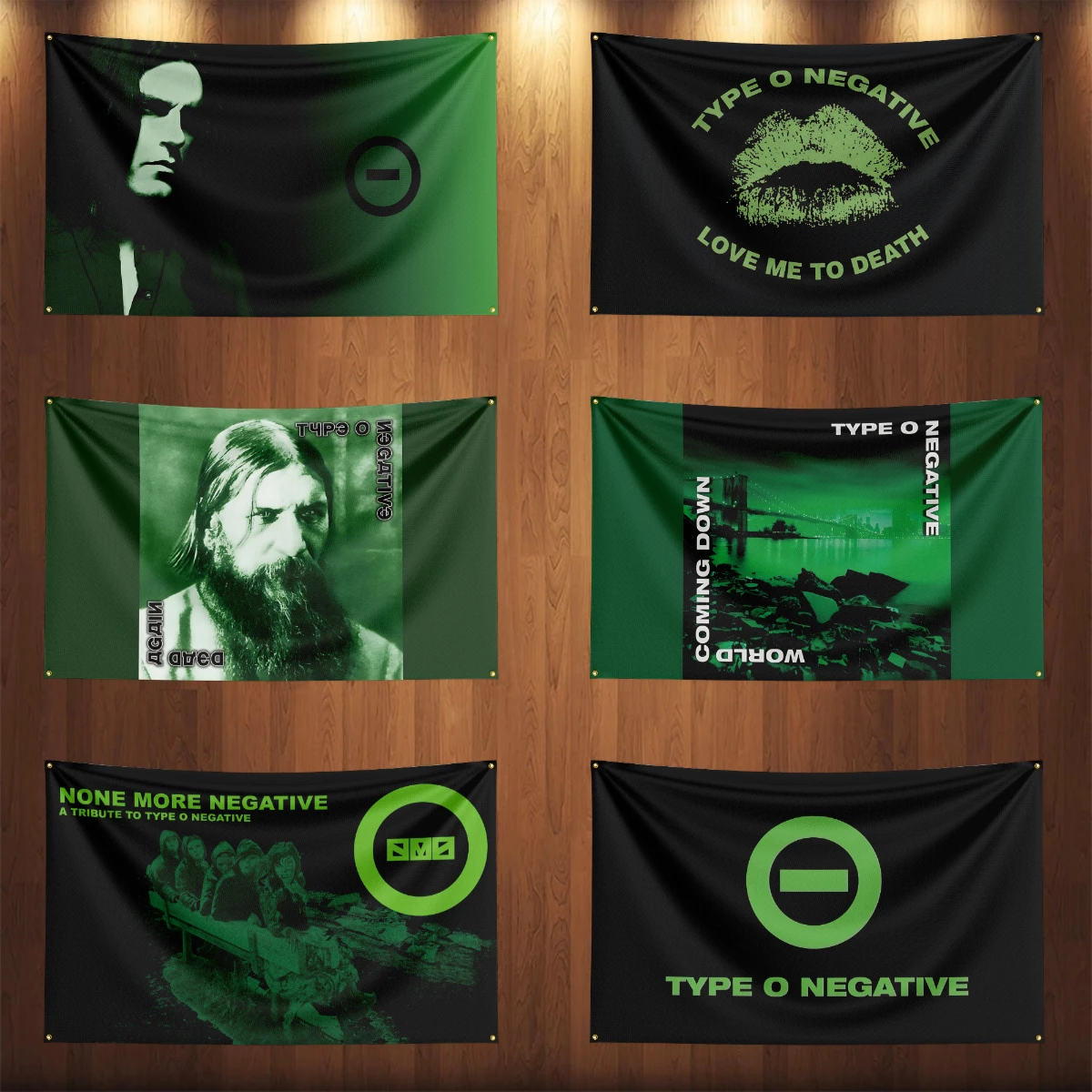 

3x5 Ft Heavy Rock Band T-Type O Negativss Flag Polyester Digital Printing Banner for Bedroom Art Out Door Tapestry Decoration