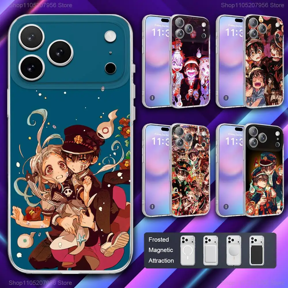 

H-Hanako Anime K-Kun Phone Case For iPhone 11,12,15,14,13,17,16,Pro,Plus,E,Max,Air,Mini Magnetic Frosted Cover
