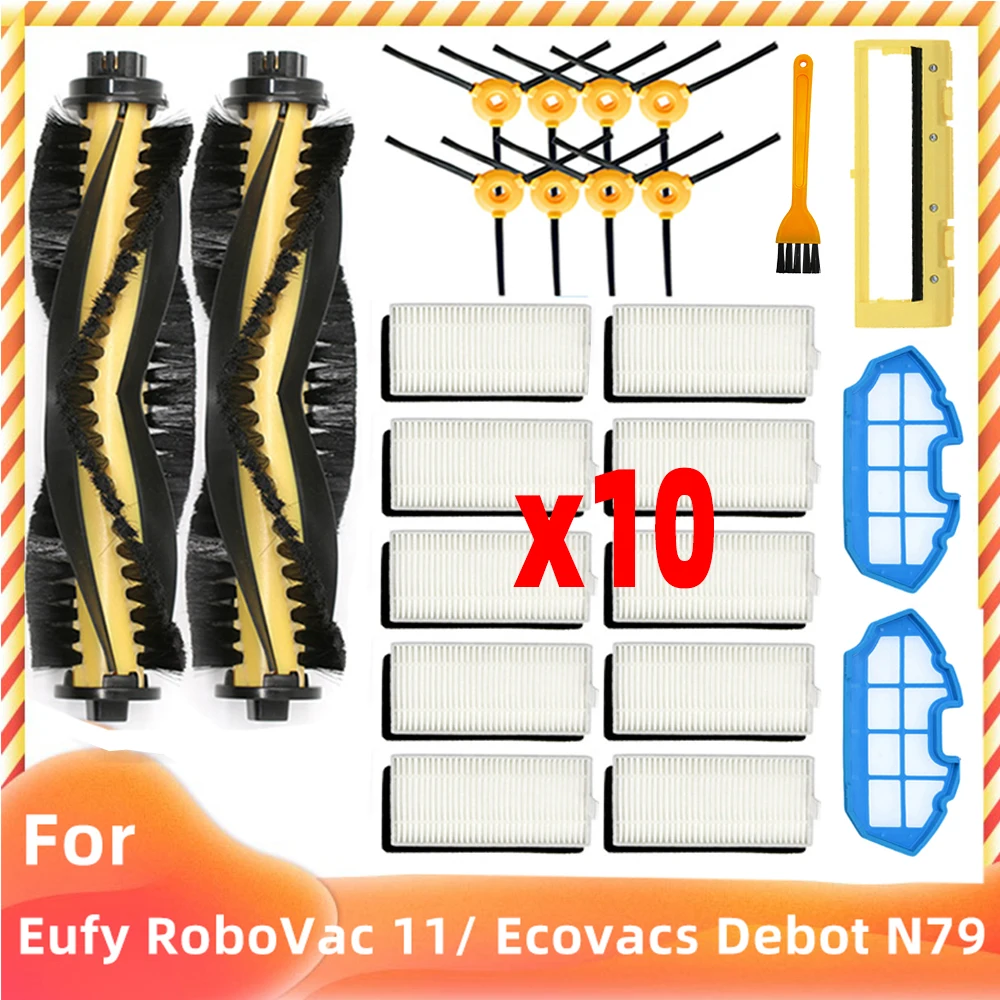 For Eufy RoboVac 11/11C Ecovacs Debot N79 N79S DN622 CONGA EXCELLENCE 990 Spare Parts Main Side Brush Hepa Filter Accessories