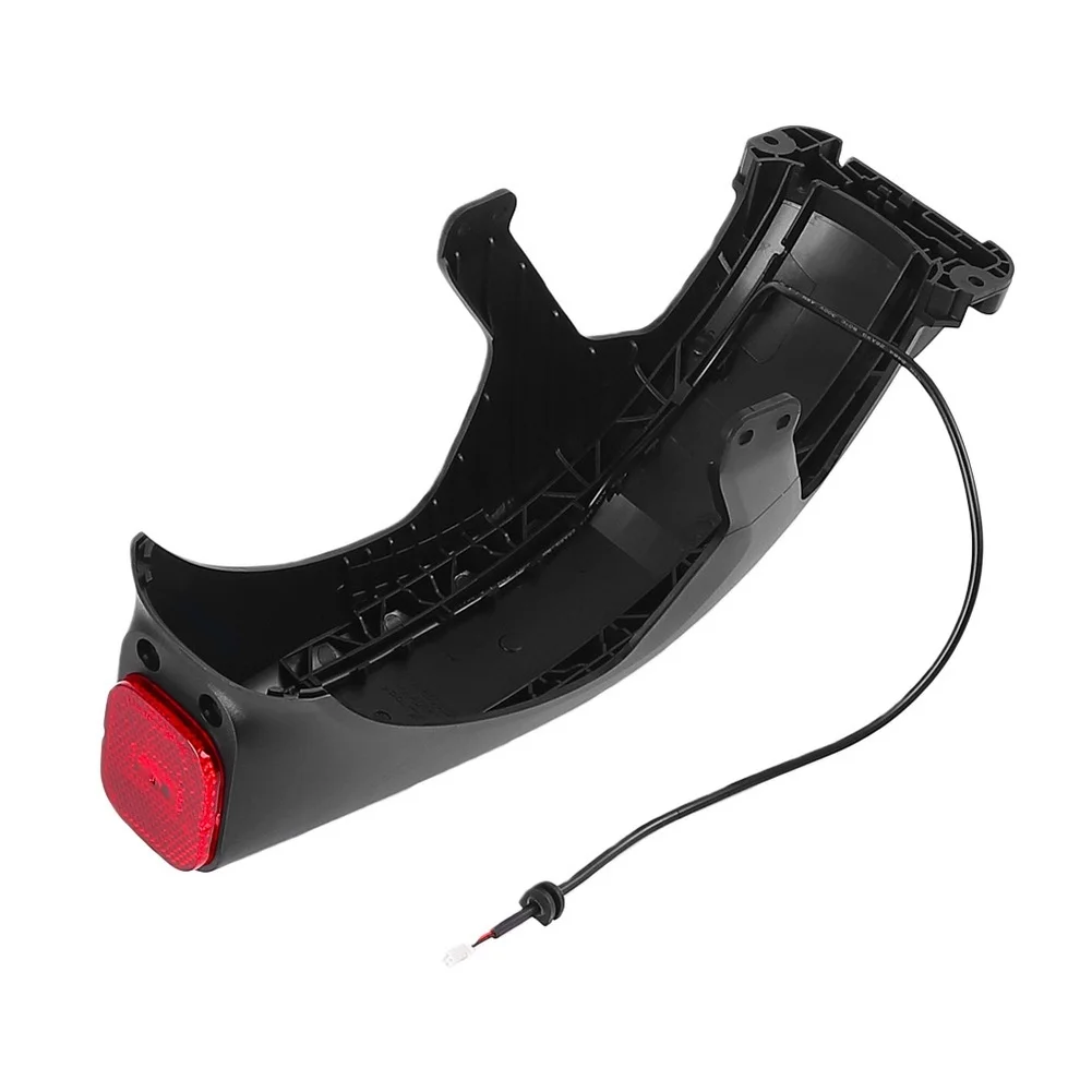 

Задний брызговик из черного ABS-пластика с задним фонарем для электросамоката Ninebot Max G3, размеры 31,8 x 9,6 см, прямое крепление