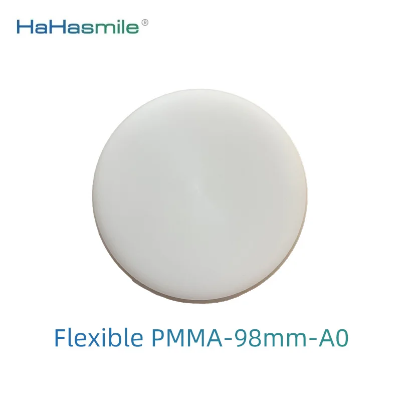 

98x25mm Disc Flexible PMMA Acetal Resin Block A0 Color Open CADCAM Milling System for Dental Lab