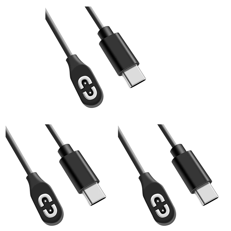 3Pcs 3.3Ft Charging Cable Cord For Aftershokz Aeropex AS800 / Shokz Openrun Pro/Openrun/Openrun Mini Headphones Charger