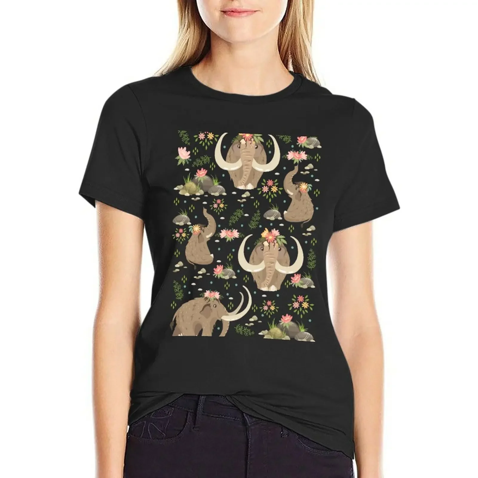 

Cute mammoths T-Shirt tops kawaii clothes cute clothes cute tops cropped t shirts for Women