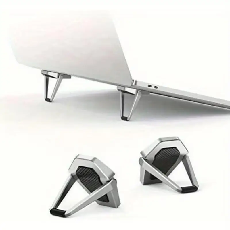 

Metal Foldable Laptop Stand Non-slip Base Bracket Support For Macbook Pro Air Lenovo Thinkpad PC Laptops Mini Cooling Stand Feet