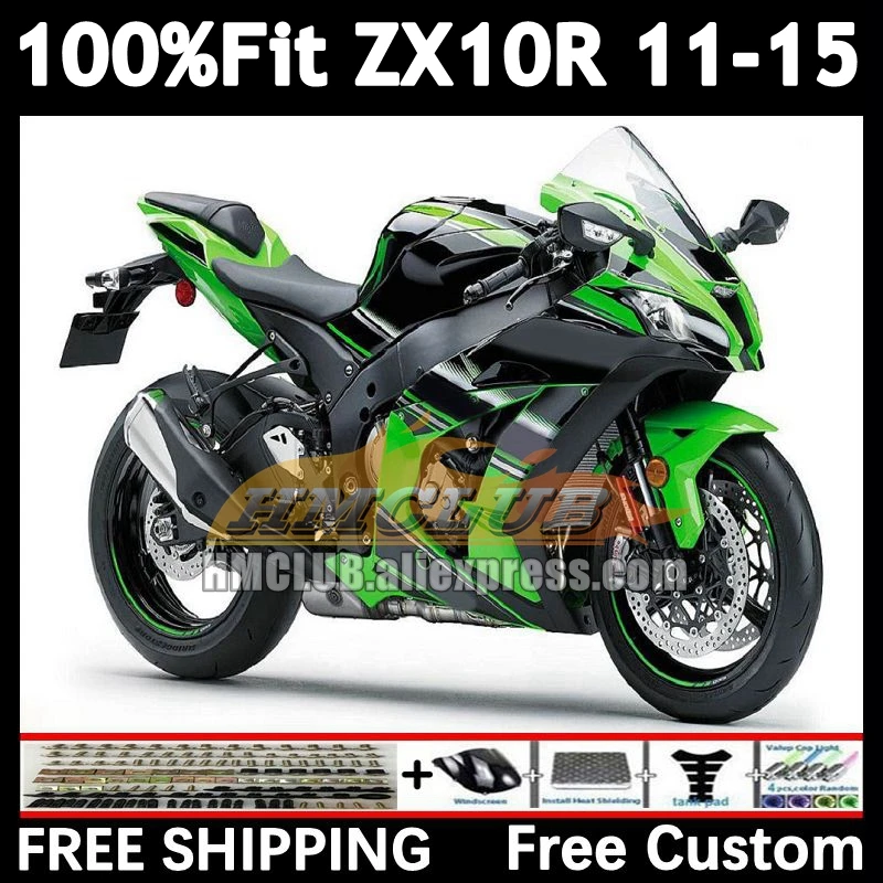 Injection Body For KAWASAKI NINJA ZX 10R 1000 2011 2012 2013 2014 2015 170No.41 ZX-10R ZX10R 11 12 13 14 15 Fairing light green