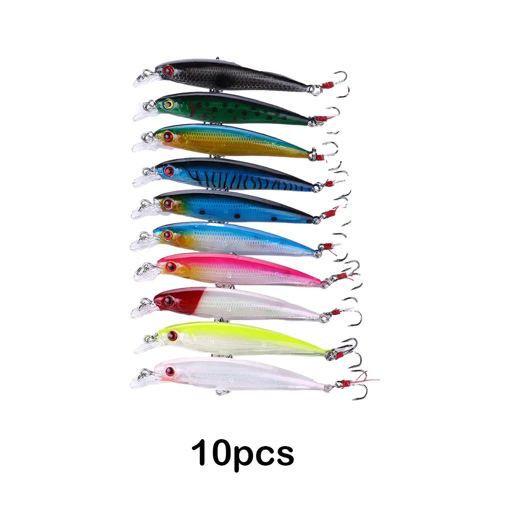 10pieces Eco-Friendly And Reusable Fishing Lures For Responsible Anglers Lures For Fishing Fish Bait