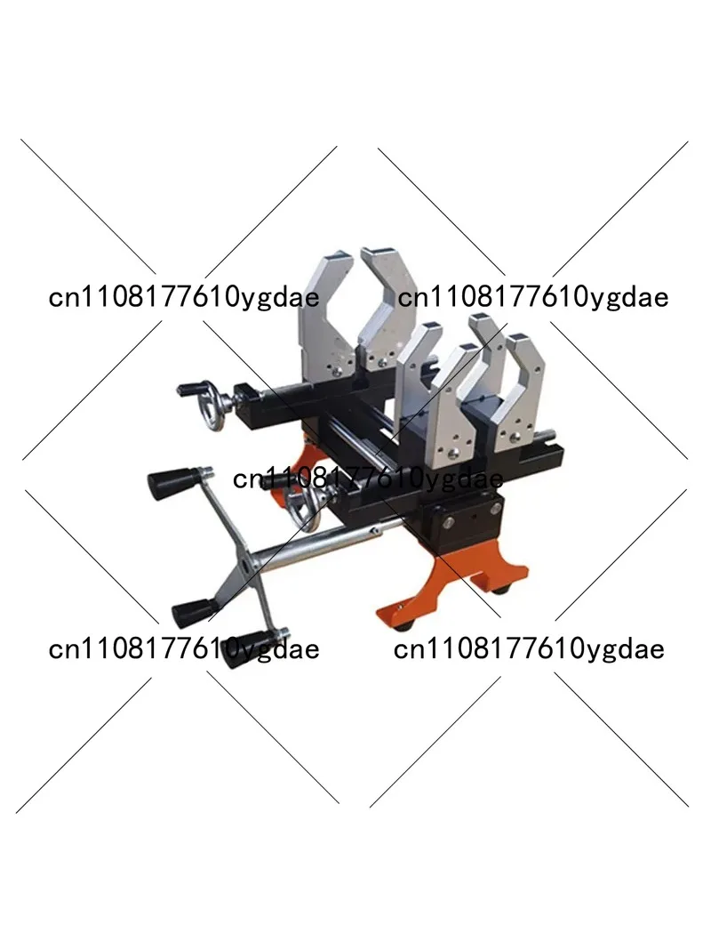 Portable 63-125mm PPR Pipe Fusion Clamp | Plastic Pipe Welding Machine with 2 Sockets