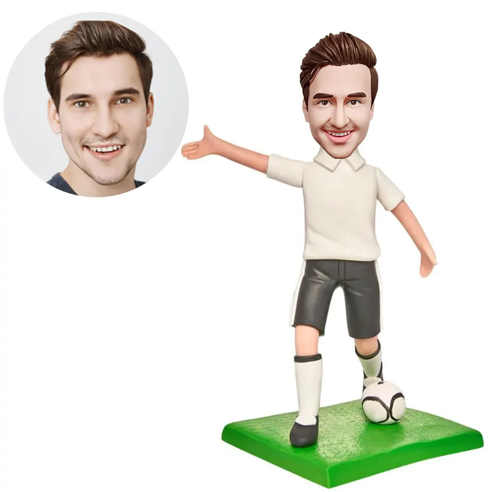 

Custom Bobble-Heads Figurine Customized Doll-Casual Soccer Sports Men's Handmade bobblehead