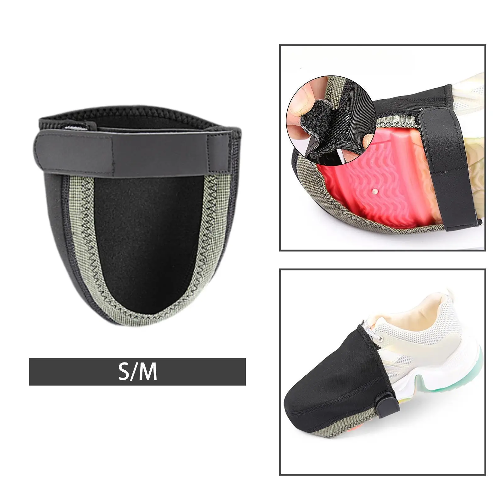 

Shoe Toe Cover Toe Warmer Outdoors Protector Water Resistant Cold Weather Thermal Toe Cover Cycling Shoe Cover Half Shoecover