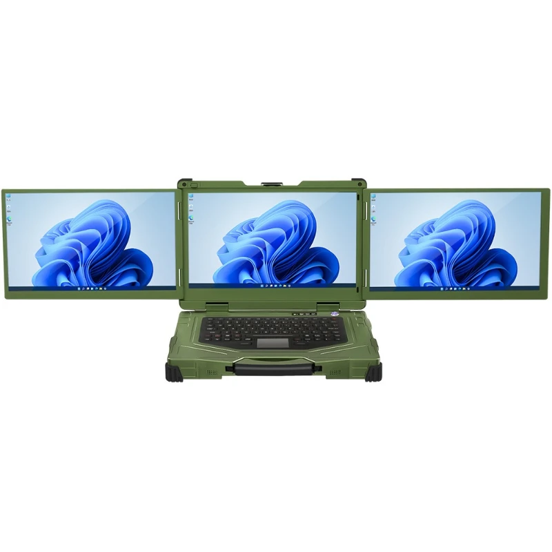 

Quantum Series Rugged Laptop Workstation Industrial Computer Portable Outdoor Notebook
