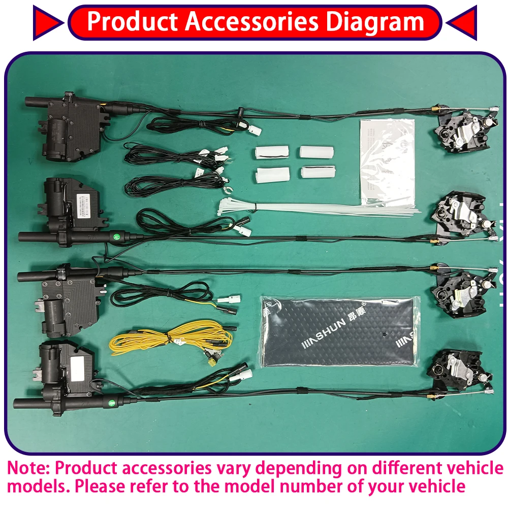 Picture 7: Door Lock Actuator for Lexus UX UX200 UX250h UX300h UX300e 2019-2025 Soft Close Door Kit Power Latch System Auto Pull Door Easy