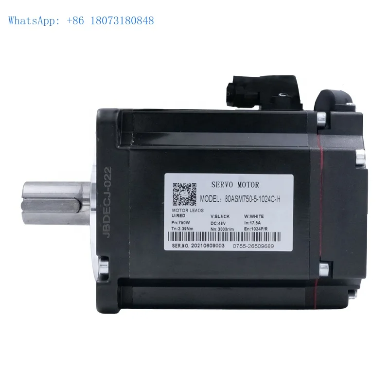 80ASM750-5-1024C Hot sale factory direct 20A 48V jmc DC servo 48 volt servo