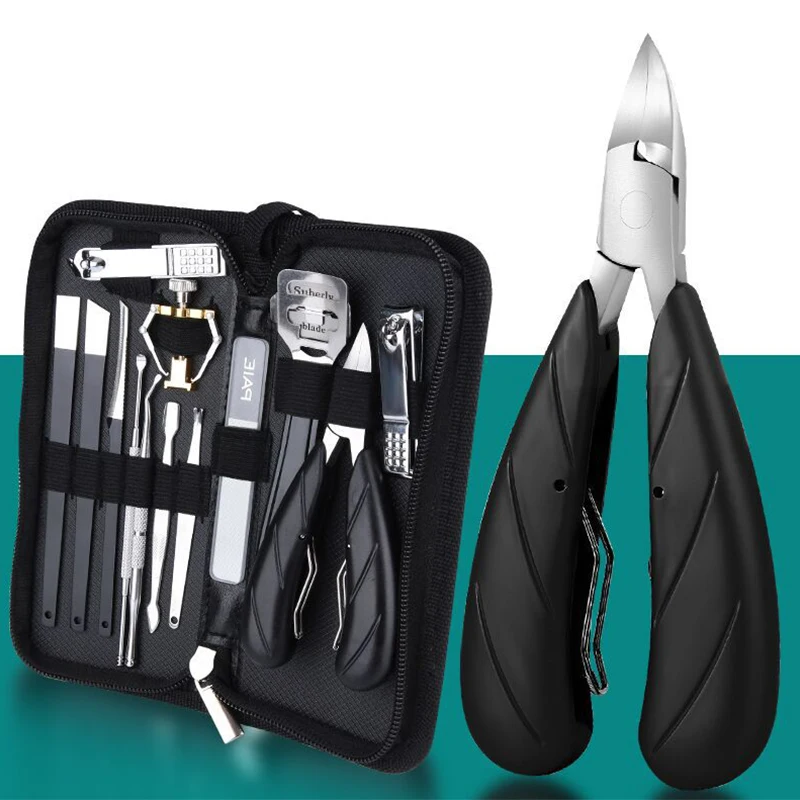 

Набор маникюрных инструментов, набор кусачек для педикюра, кусачки для ногтей, ножницы для педикюра, ножницы для кутикулы, коррекция вросших ногтей, подиатрия, Прямая поставка