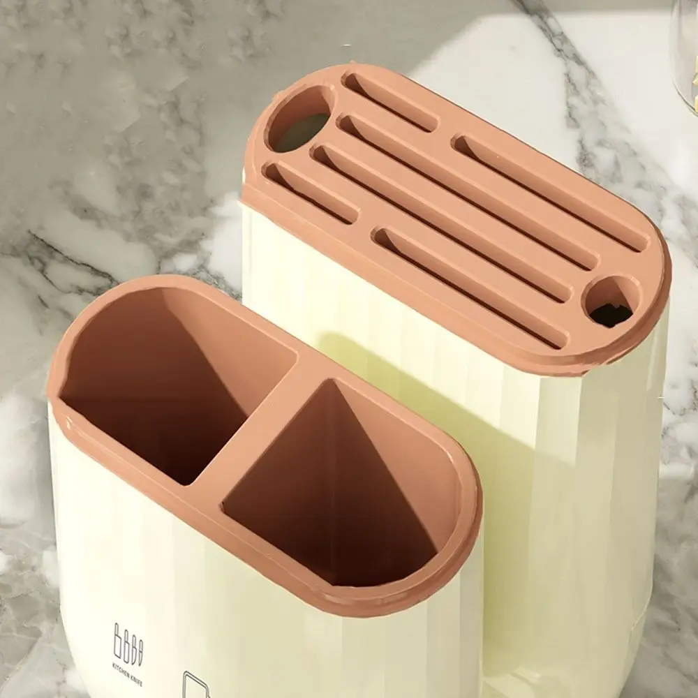 

Large Capacity Cutting Board Holder Anti-slip Easy Clean Kitchen Storage Rack Detachable Utensil Chopstick Holder for Home