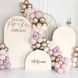 150/120cm Custom Backdrop Board Personalized Wecome Sign Board for Birthday Wedding Baby Shower Party Backdrop Decoration Favor