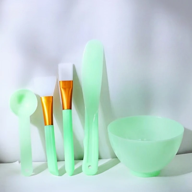 4/5Pcs Gesichts Pinsel Maske Schüssel Löffel Set Maske Pinsel Bar Mischen Werkzeuge DIY Schönheit Werkzeuge Hautpflege make-up Liefert Frau Gesichts Werkzeug